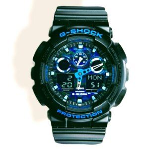 G-Shock Veteran Black & Tiger Blue Camo G-Shock